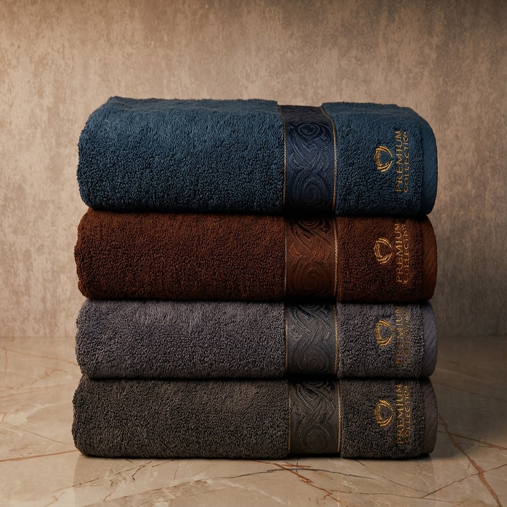 Махровые полотенца с бахромой